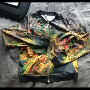 Black Milk Clothing Henri Rousseau Tropical Storm GF Bomber - size small
